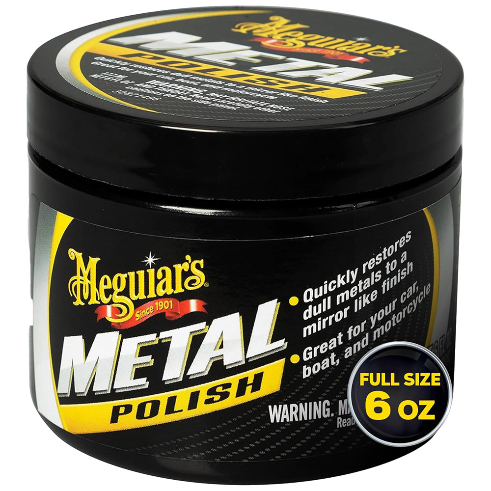 Meguiar's Metal Polish, G211606 - 6 oz.