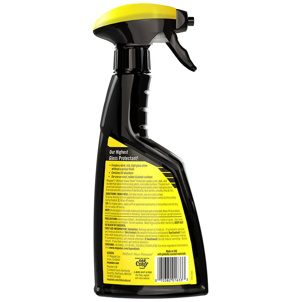 Meguiar's Ultimate Insane Shine Protectant Spray, G220216 - 16 oz.