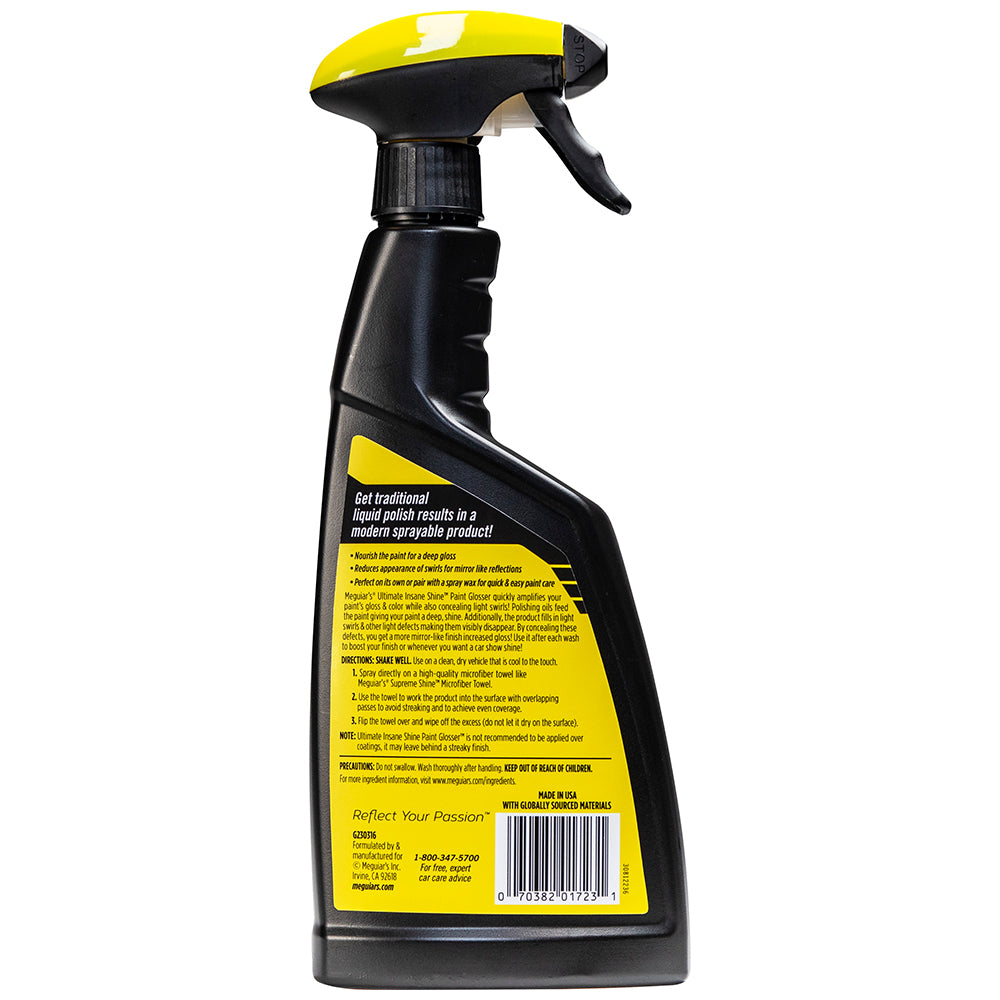 Meguiar's Ultimate Insane Shine Paint Glosser, G230316 - 16 oz.