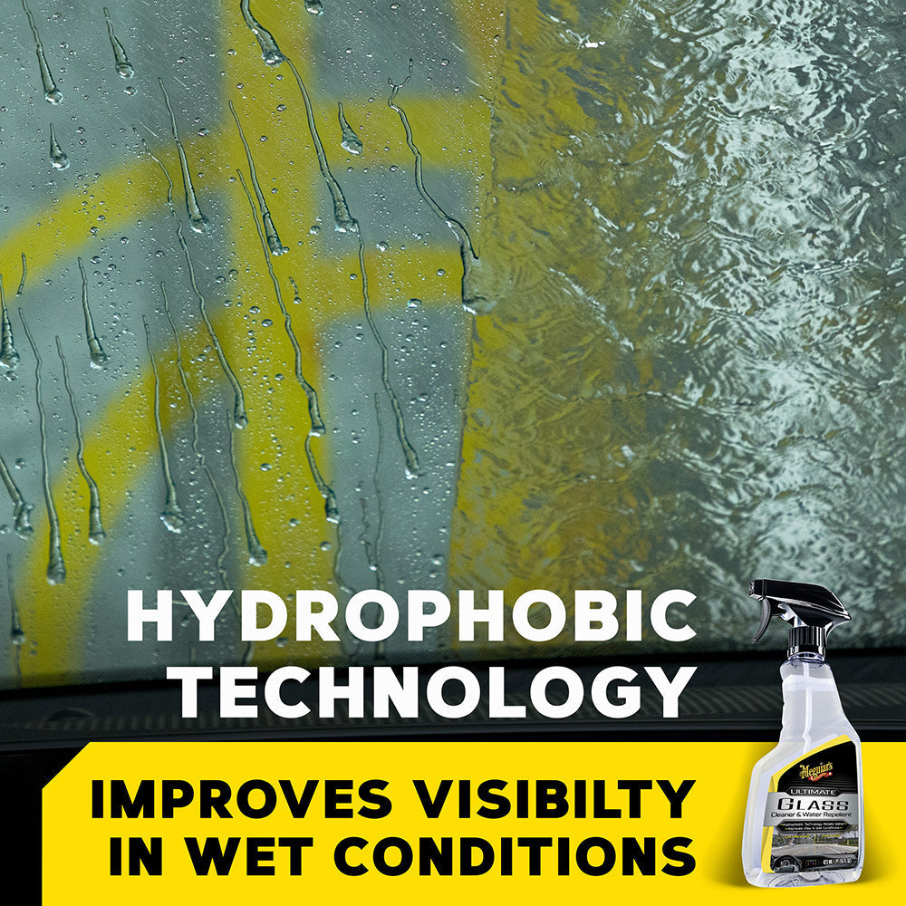 Meguiar's Ultimate Glass Cleaner & Water Repellent, G240416 - 16 oz.