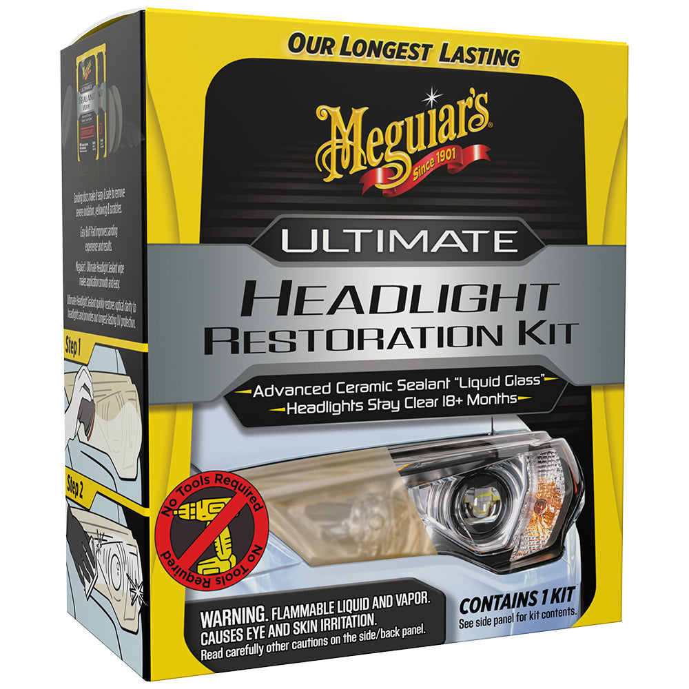 Meguiar's Ultimate Headlight Restoration Kit, G2990