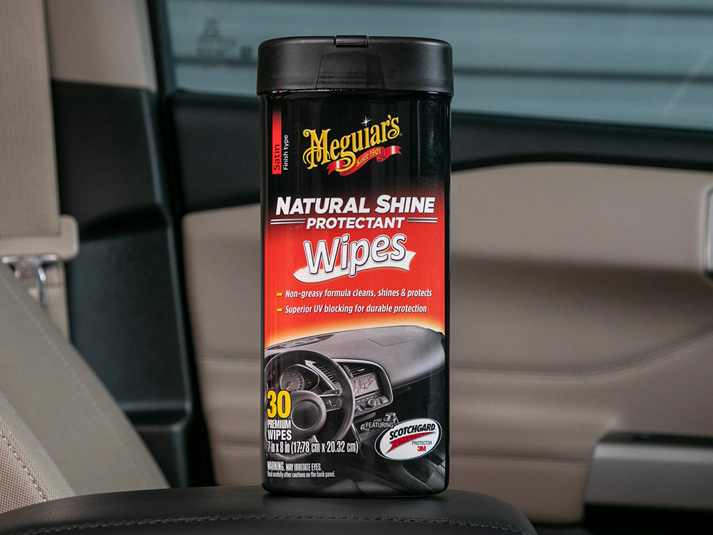 Meguiar's Natural Shine Protectant Wipes, G4100 - 25 Wipes