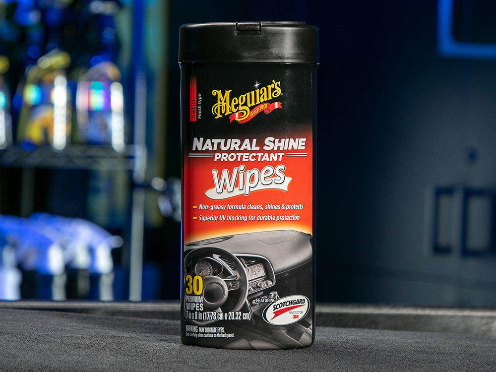Meguiar's Natural Shine Protectant Wipes, G4100 - 25 Wipes