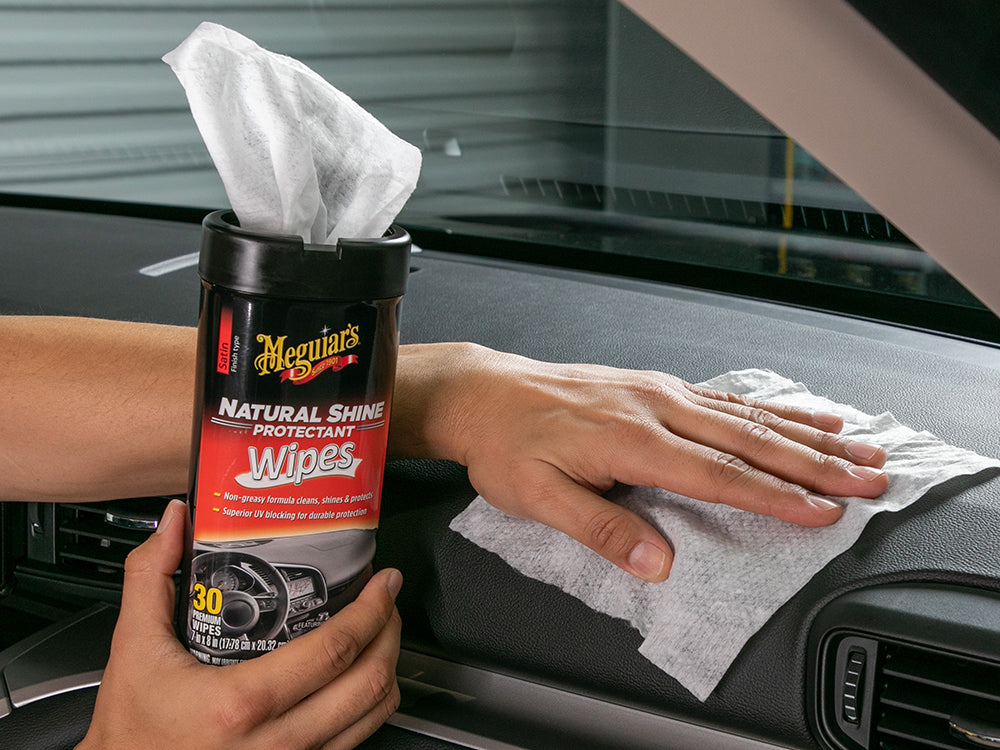 Meguiar's Natural Shine Protectant Wipes, G4100 - 25 Wipes