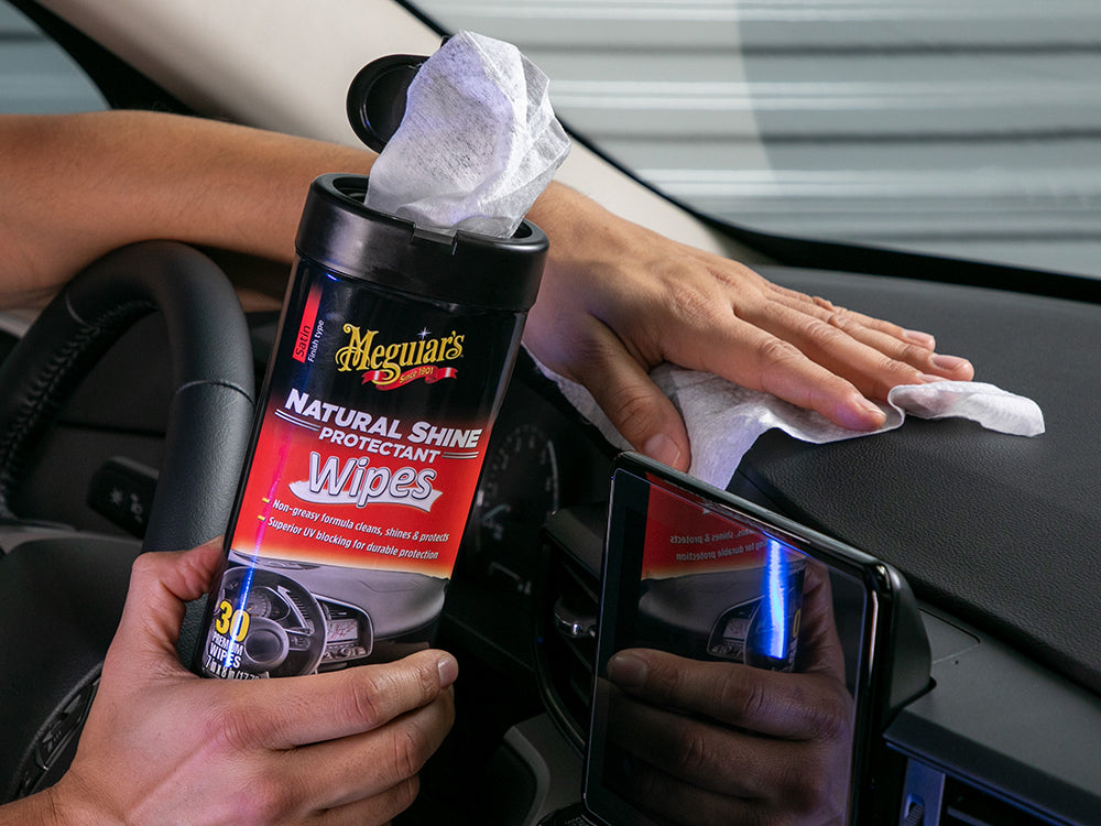 Meguiar's Natural Shine Protectant Wipes, G4100 - 25 Wipes