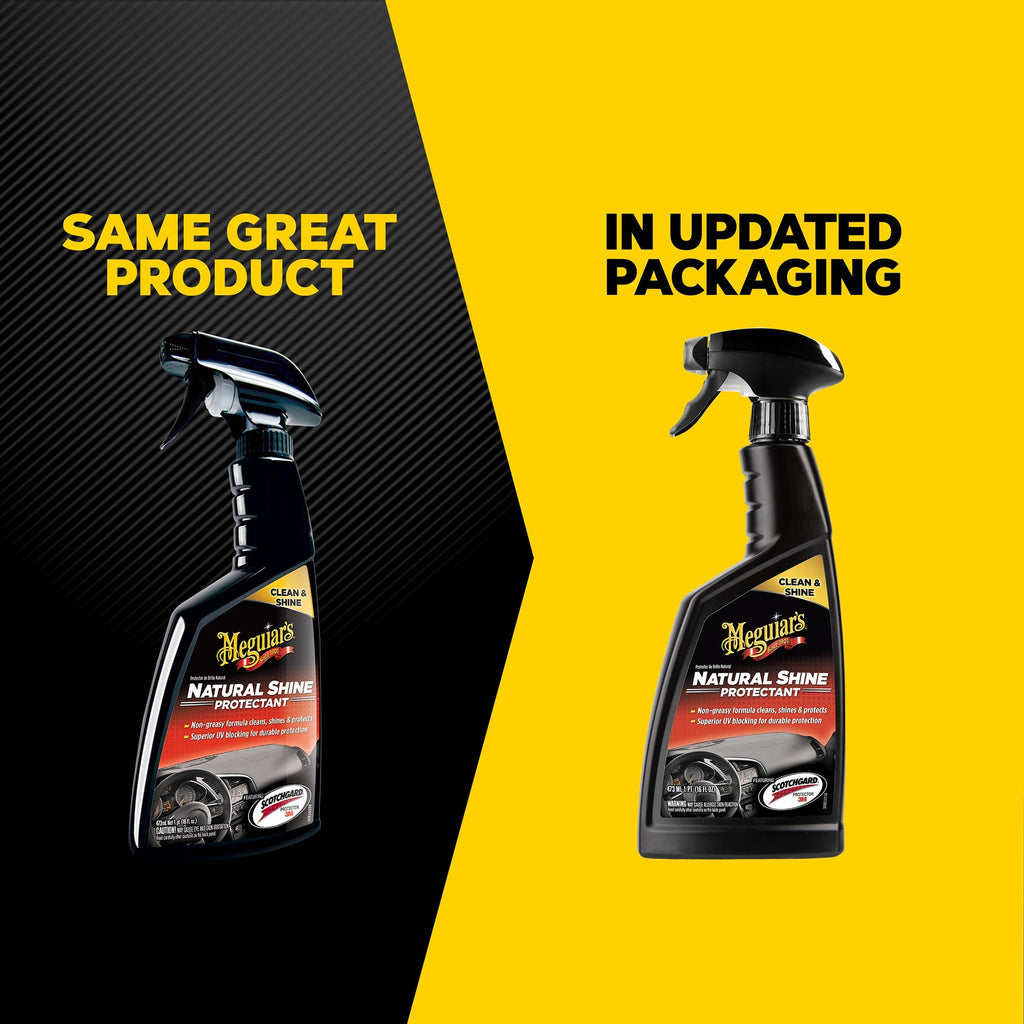 Meguiar's Natural Shine Vinyl & Rubber Protectant Spray, G4116 -16 oz.