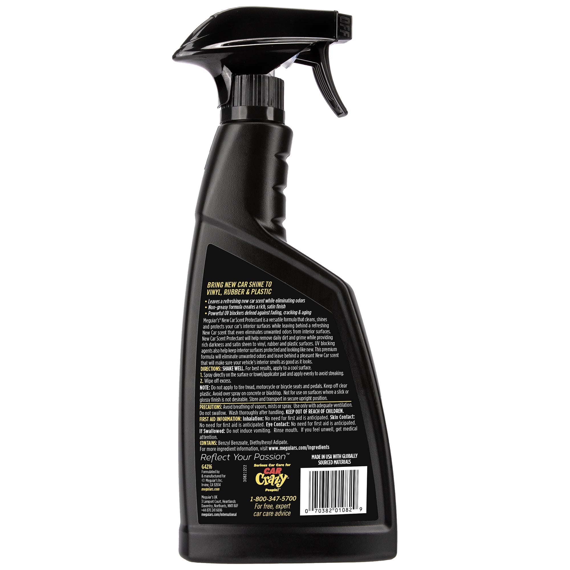 Meguiar's New Car Scent Interior Protectant, G4216 - 16 oz.