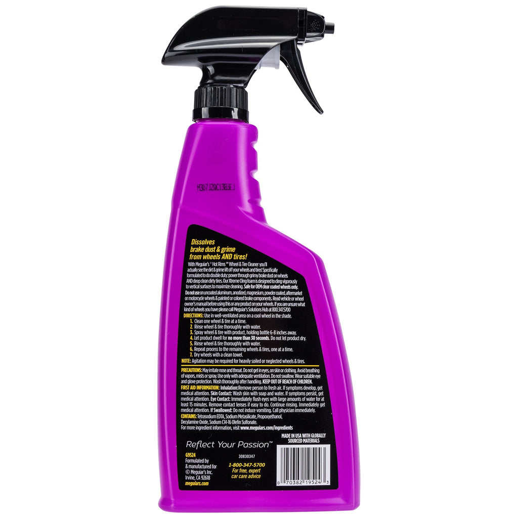 Meguiar's Hot Rims All Wheel Cleaner, G9524 - 24 oz.