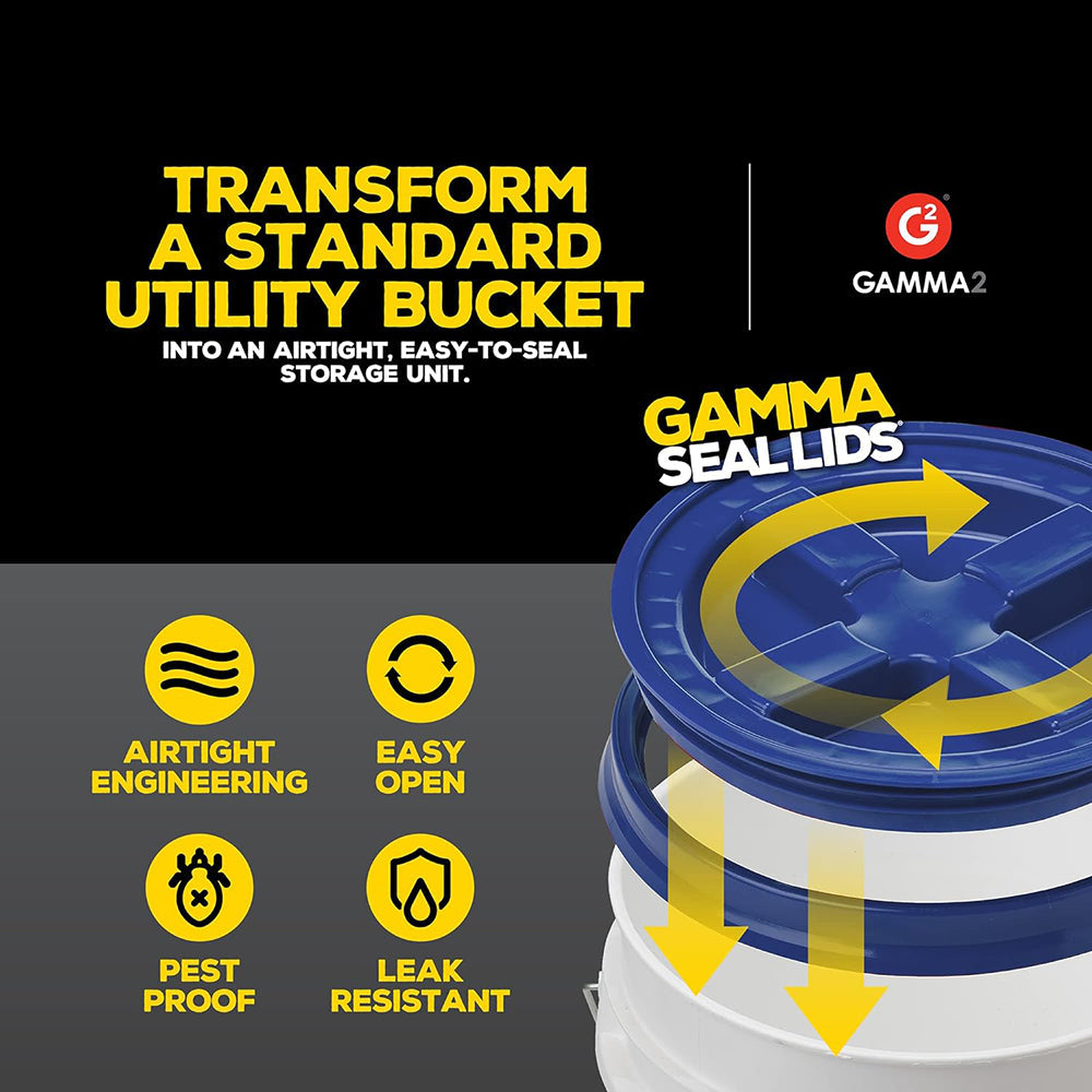 Grit Guard Gamma Seal Lid - Blue