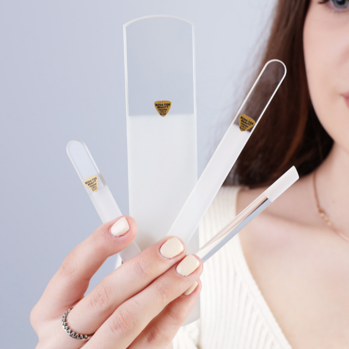 4-Piece Czech Glass Nail Care Starter Kit