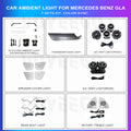 B Class GLB GLA W247 7IN1 Ambient Lighting kit | Interior Upgrade Tunning