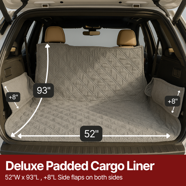 Formosa Covers Deluxe Padded Cargo Liner  52"W x 93"L in Grey