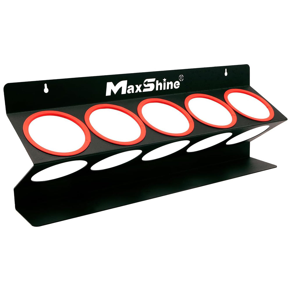 MaxShine Spray Bottle & Compound Holder, Wall Mounted 5 Hole