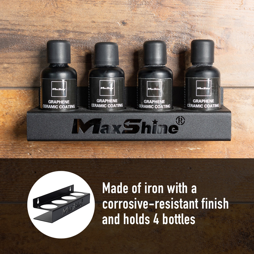 MaxShine Ceramic Coating Holder, Wall Mounted 4 Hole