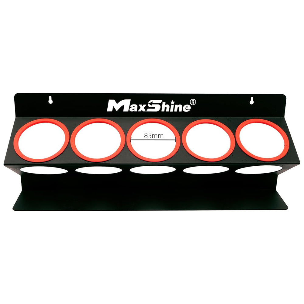 MaxShine Spray Bottle & Compound Holder, Wall Mounted 5 Hole