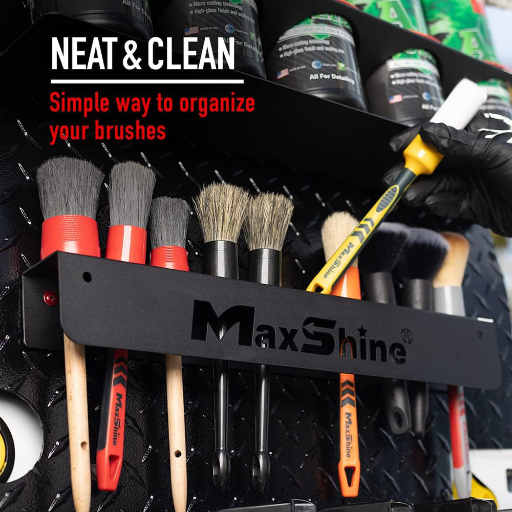 MaxShine Detailing Brush Holder, 10 Hole