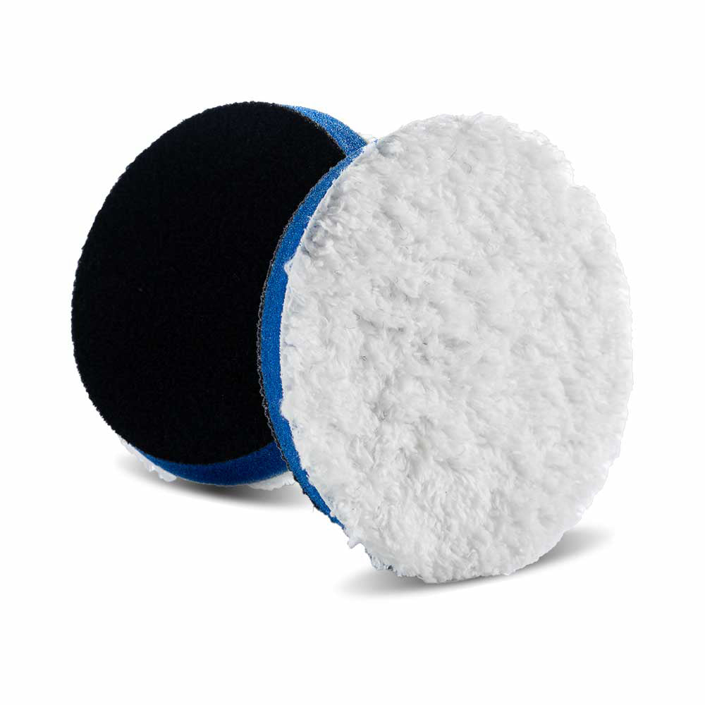 Lake Country HDO Microfiber Heavy Cutting Pad - 3.5", White/Blue