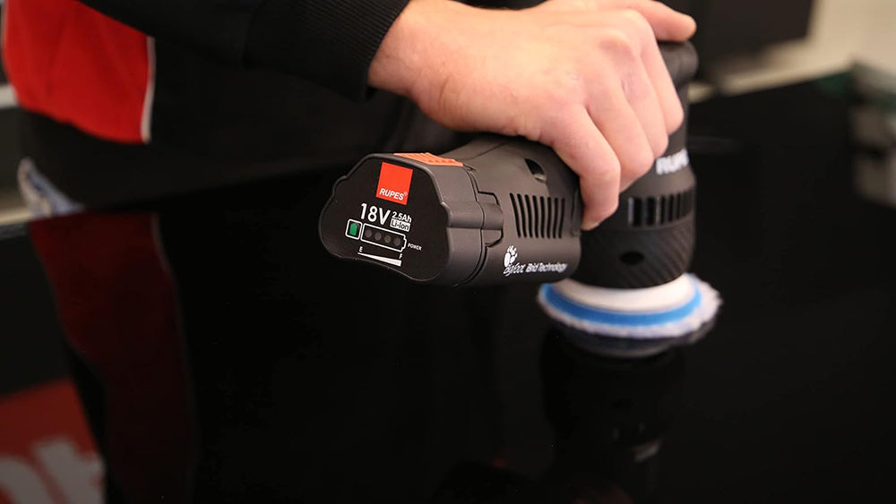 RUPES Bigfoot HLR75 Mini iBrid Polisher, HLR75/STB - Starter Kit