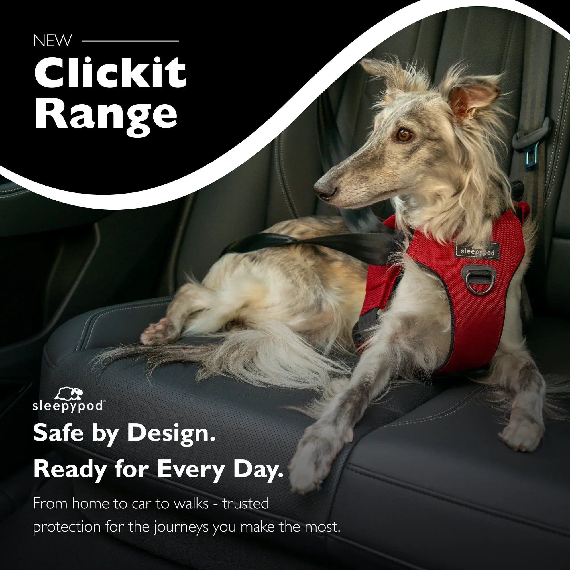 Sleepypod Clickit Range Harness - Next Generation Car Safety