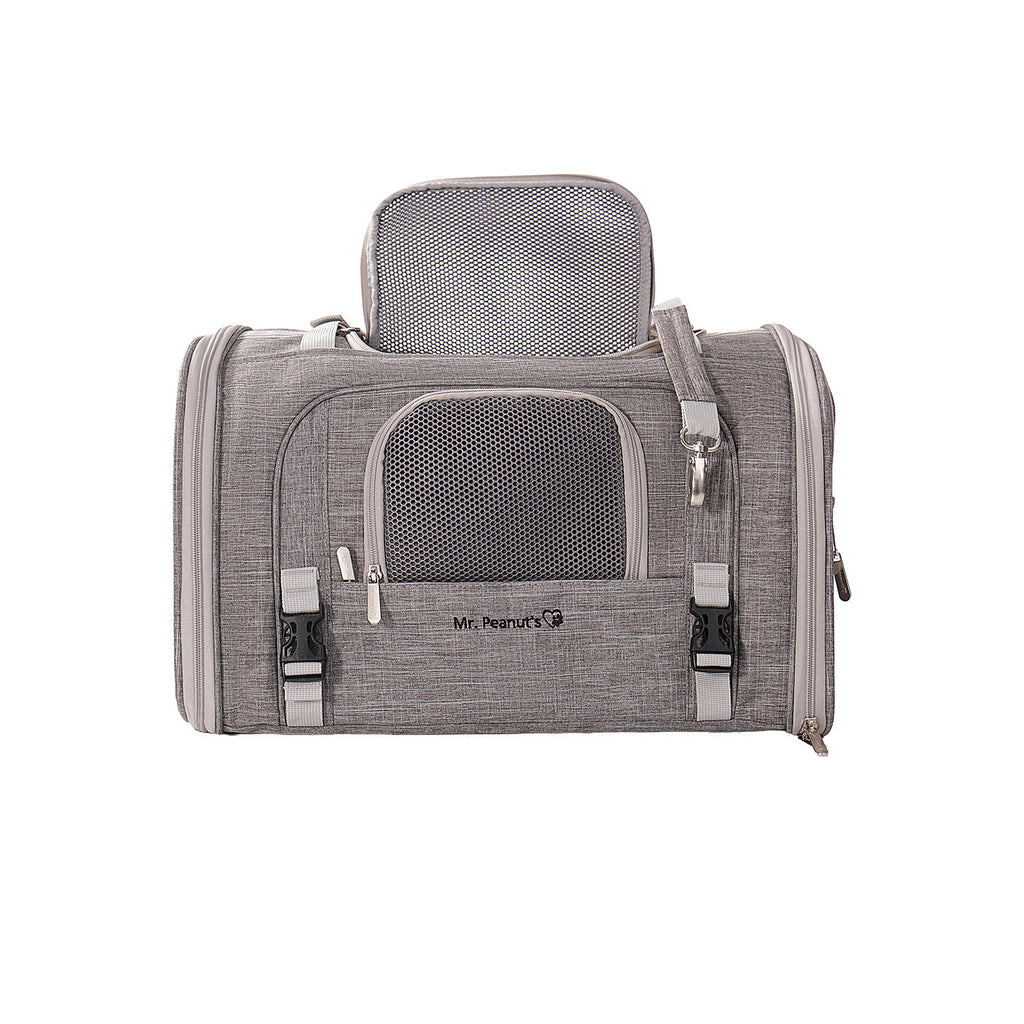 Mr. Peanut's Monterey Series Airline Compliant Horizontal Backpack Pet Carrier
