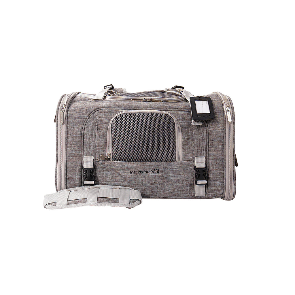 Mr. Peanut's Monterey Series Airline Compliant Horizontal Backpack Pet Carrier