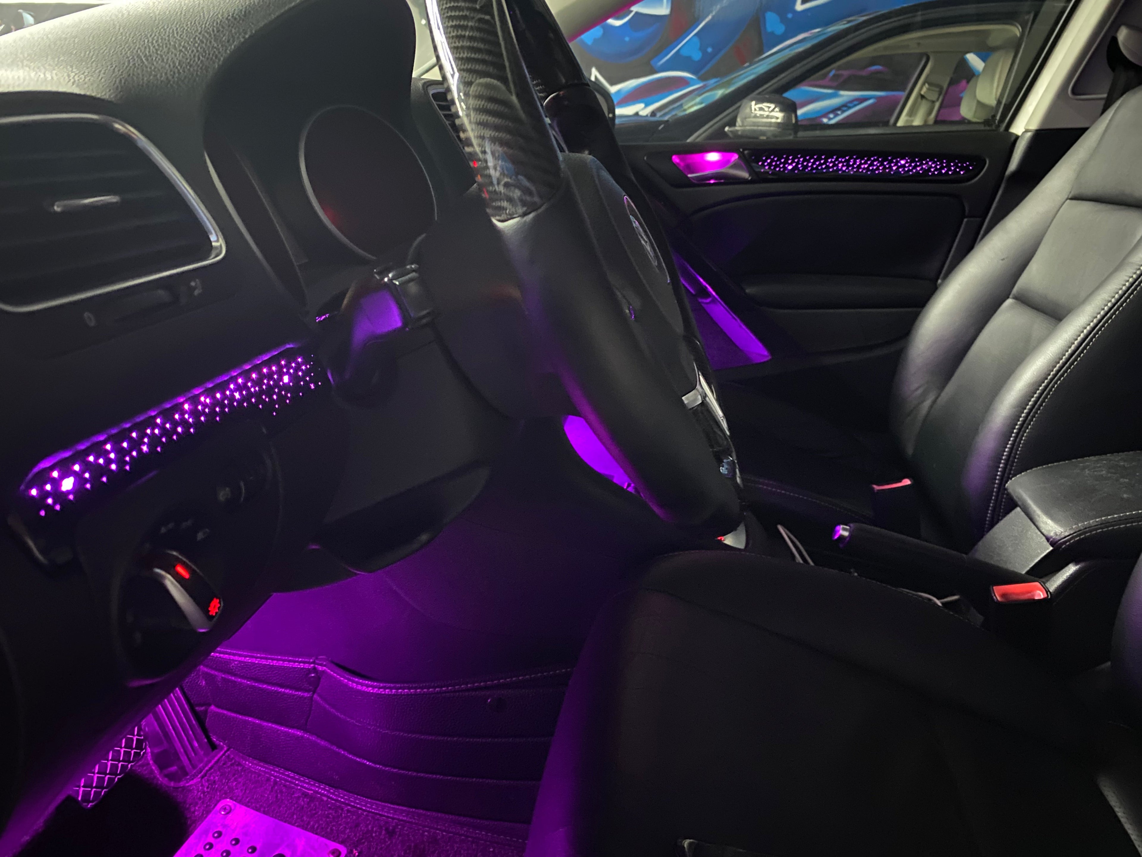 Car Interior Golf 6TH 2008-2013 Ambient Lighting | Galaxy Rainbow