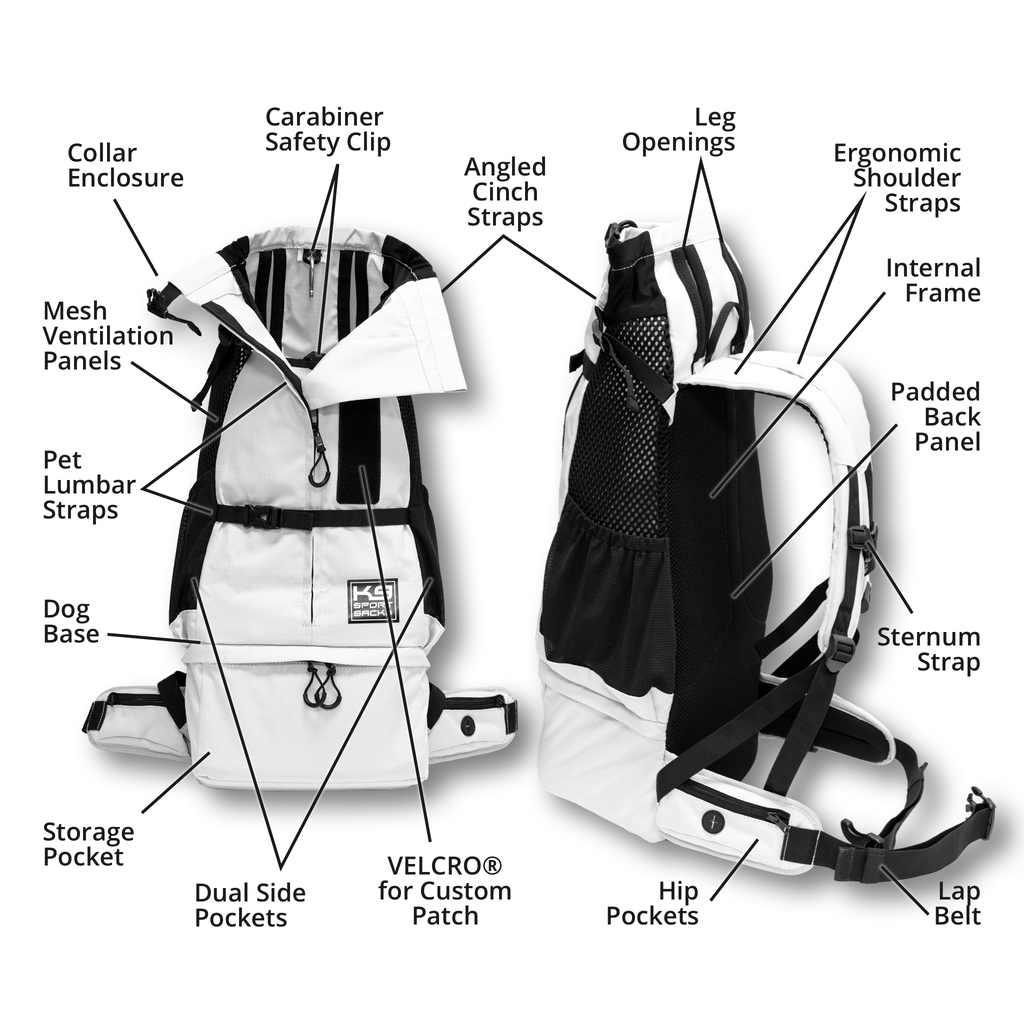 K9 Sportsack Knavigate | Sturdy Carrier with Internal Frame & Hip Belt