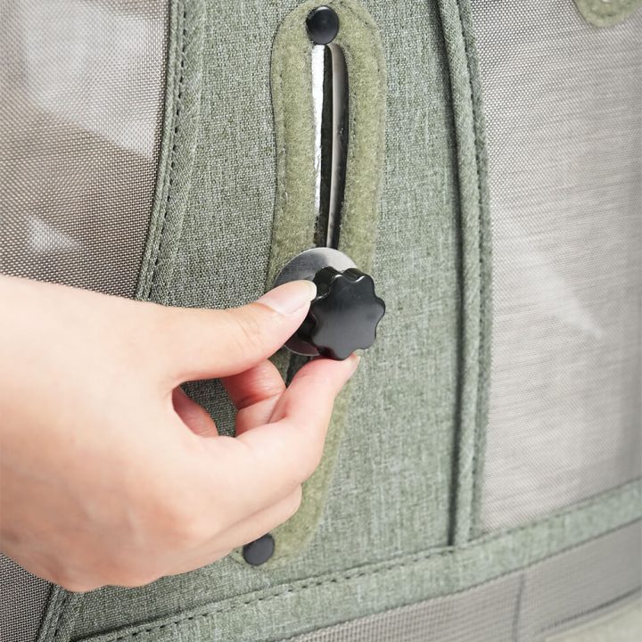 Ibiyaya Medium Size TrackPack, Backpack Bird Travel Carrier with Perch – Jungle Green