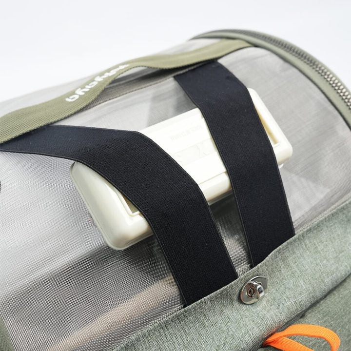 Ibiyaya Medium Size TrackPack, Backpack Bird Travel Carrier with Perch – Jungle Green