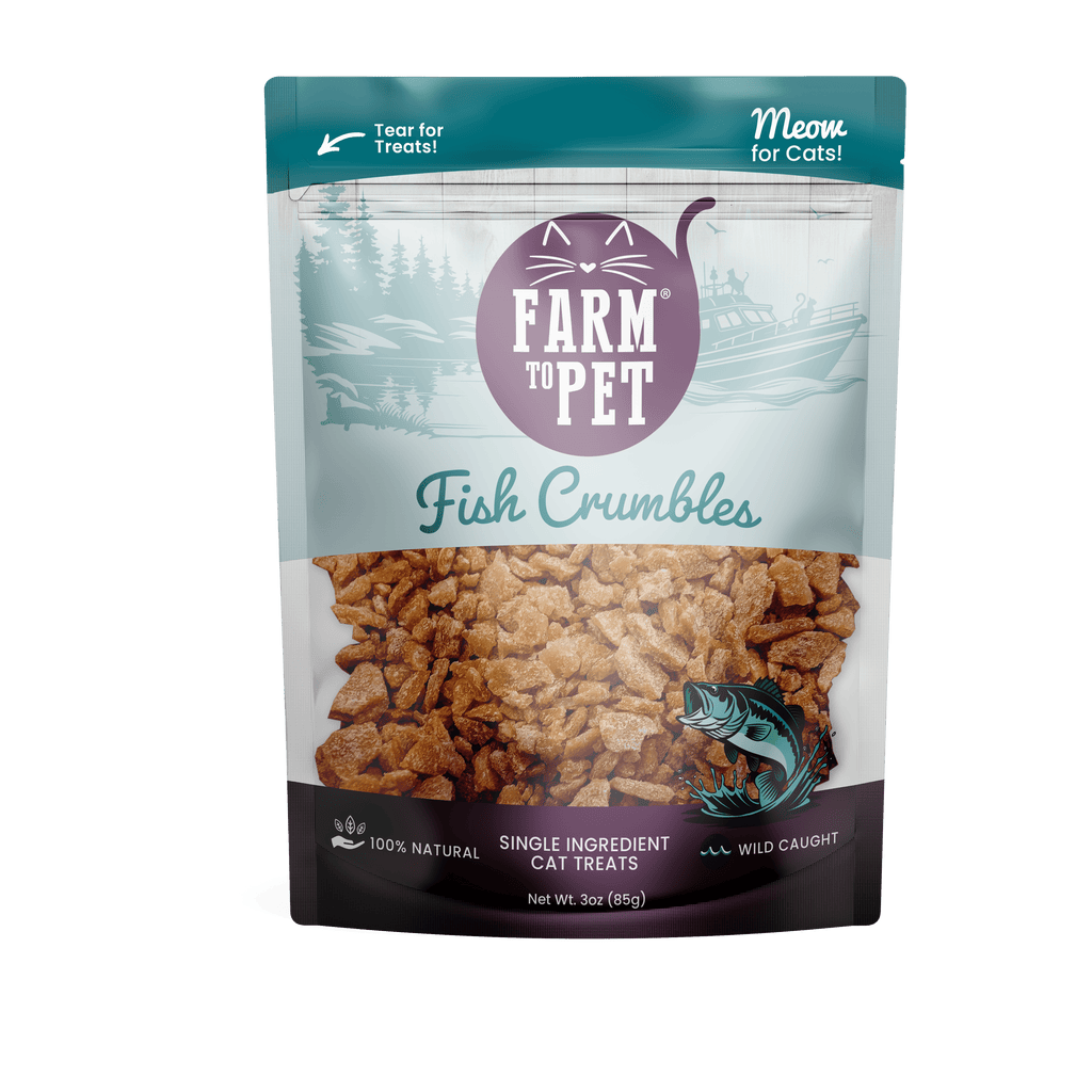 Fish Crumbles for Cats | 100% Protein Cat Treats