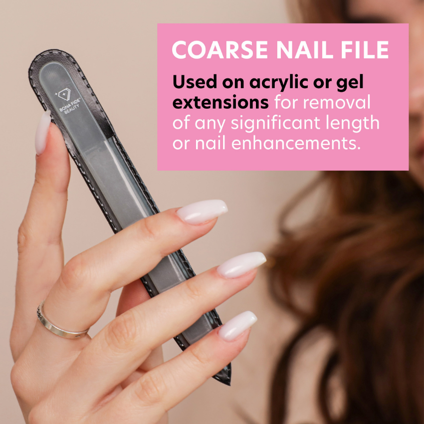 Coarse Grit Single Czech Glass Nail Files