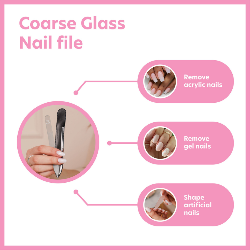 Coarse Grit Single Czech Glass Nail Files