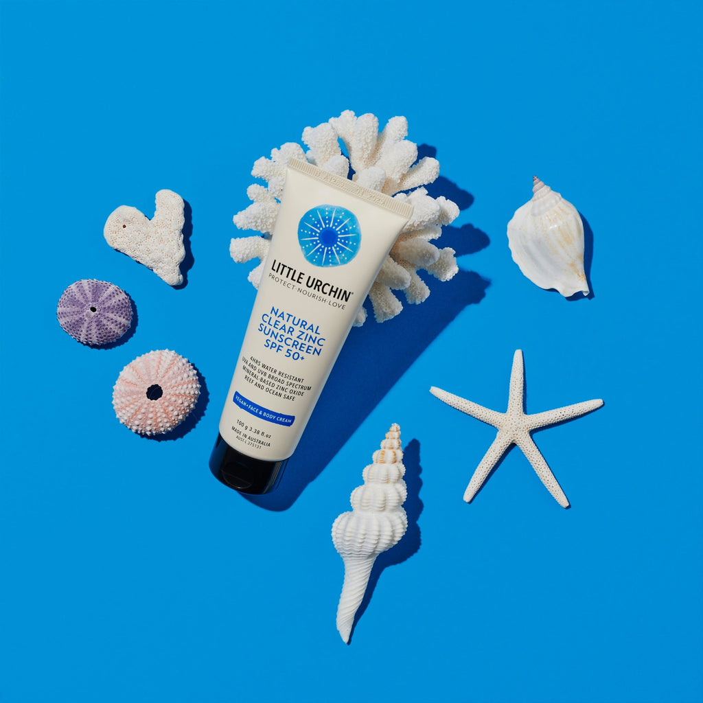Little Urchin Natural Clear Zinc Sunscreen SPF 50+ 100g