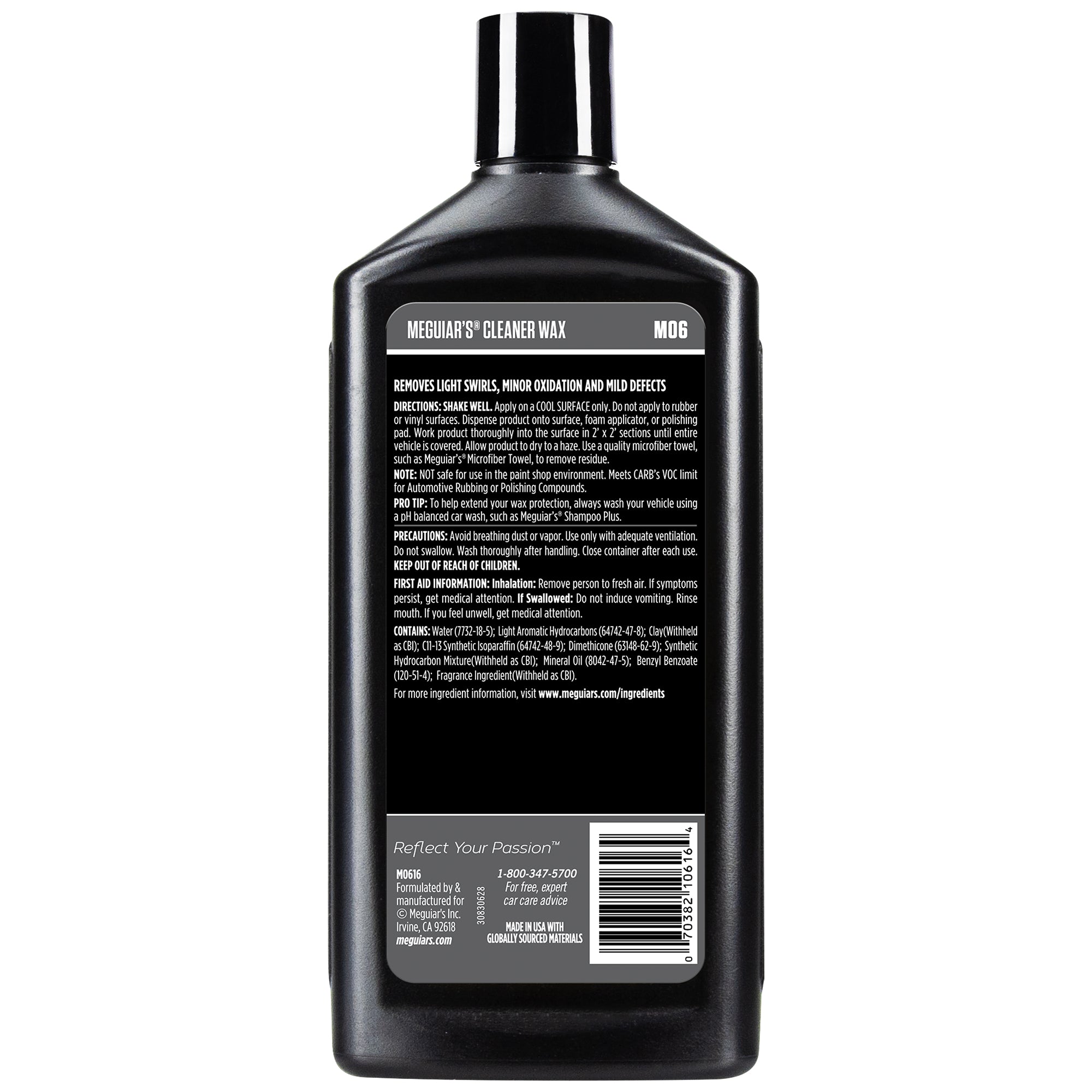 Meguiar's Liquid Cleaner Wax #6, M0616 - 16 oz.