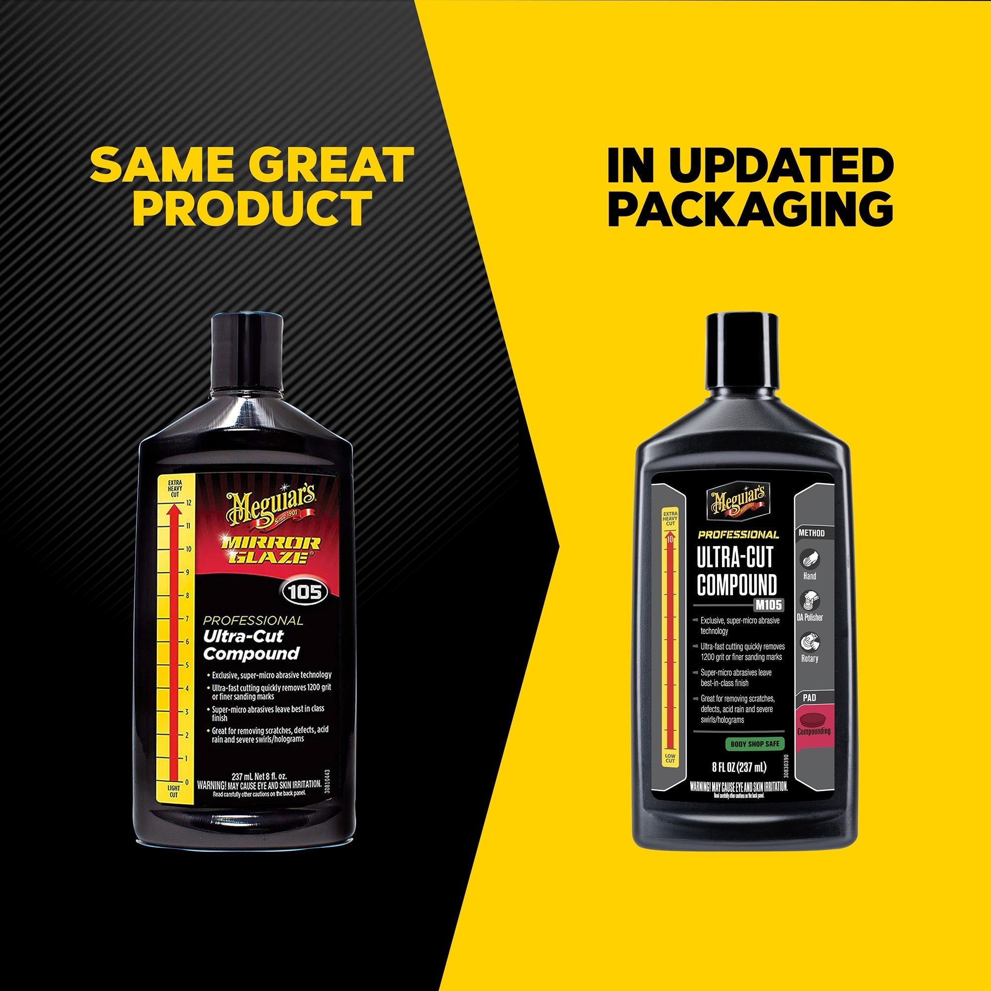 Meguiar's Ultra Cut Compound #105, M10508 - 8 oz.