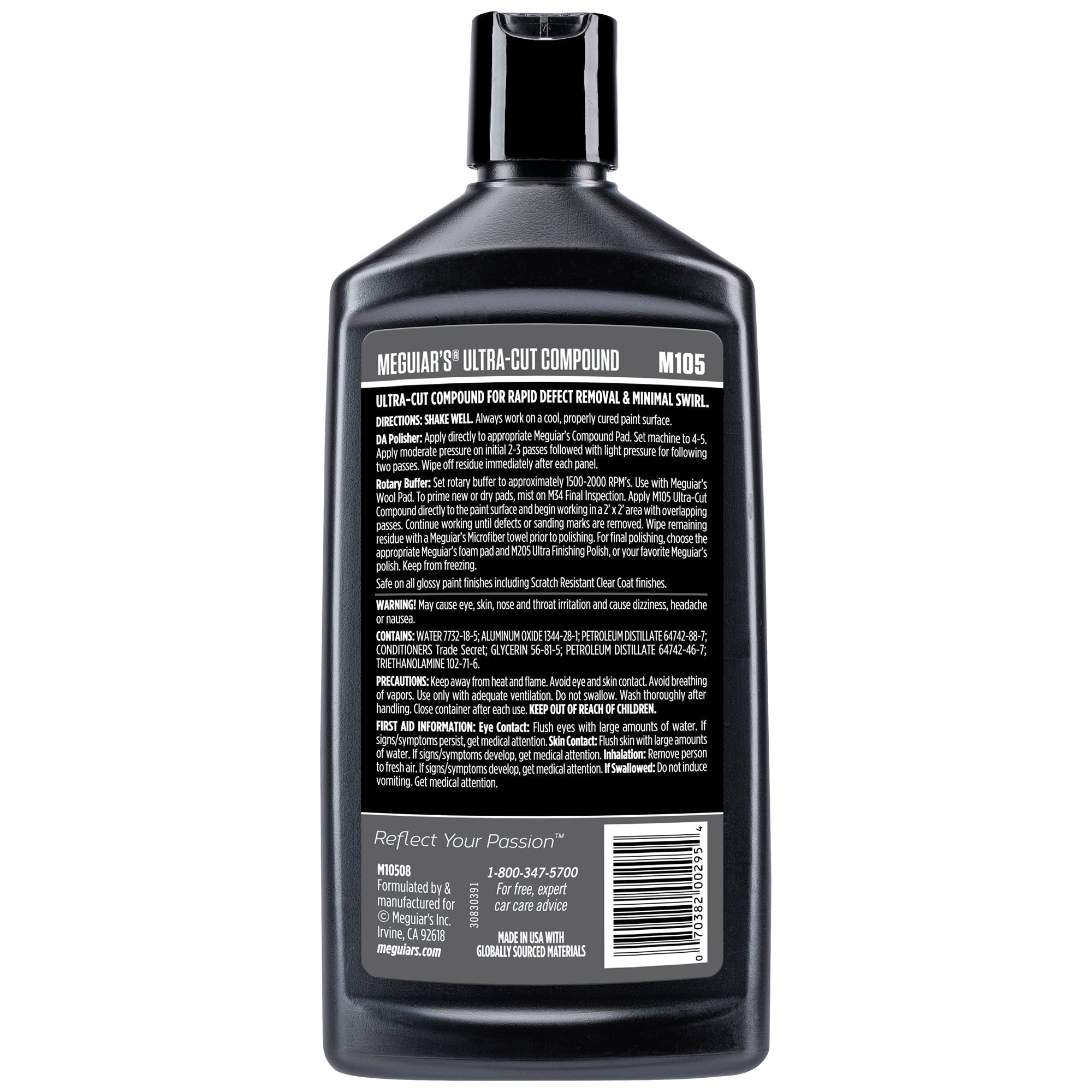Meguiar's Ultra Cut Compound #105, M10508 - 8 oz.