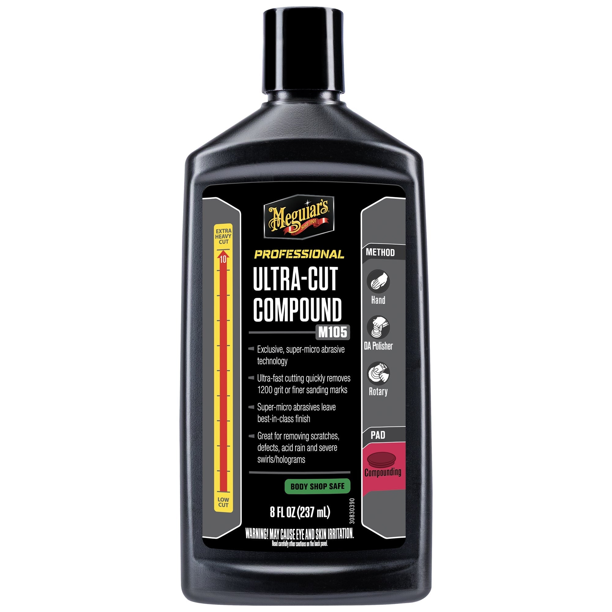 Meguiar's Ultra Cut Compound #105, M10508 - 8 oz.