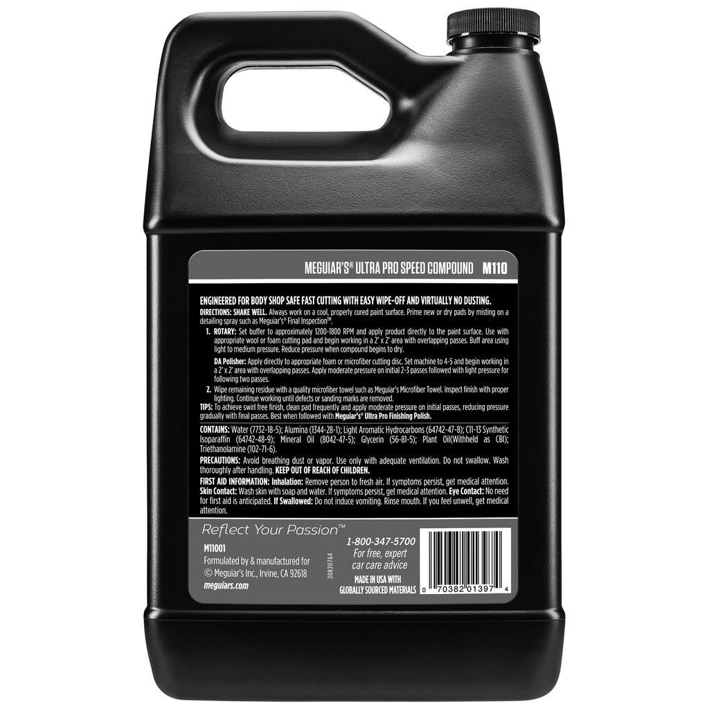Meguiar's Professional Ultra Pro Speed Compound #M110, M11001 - 1 gal.