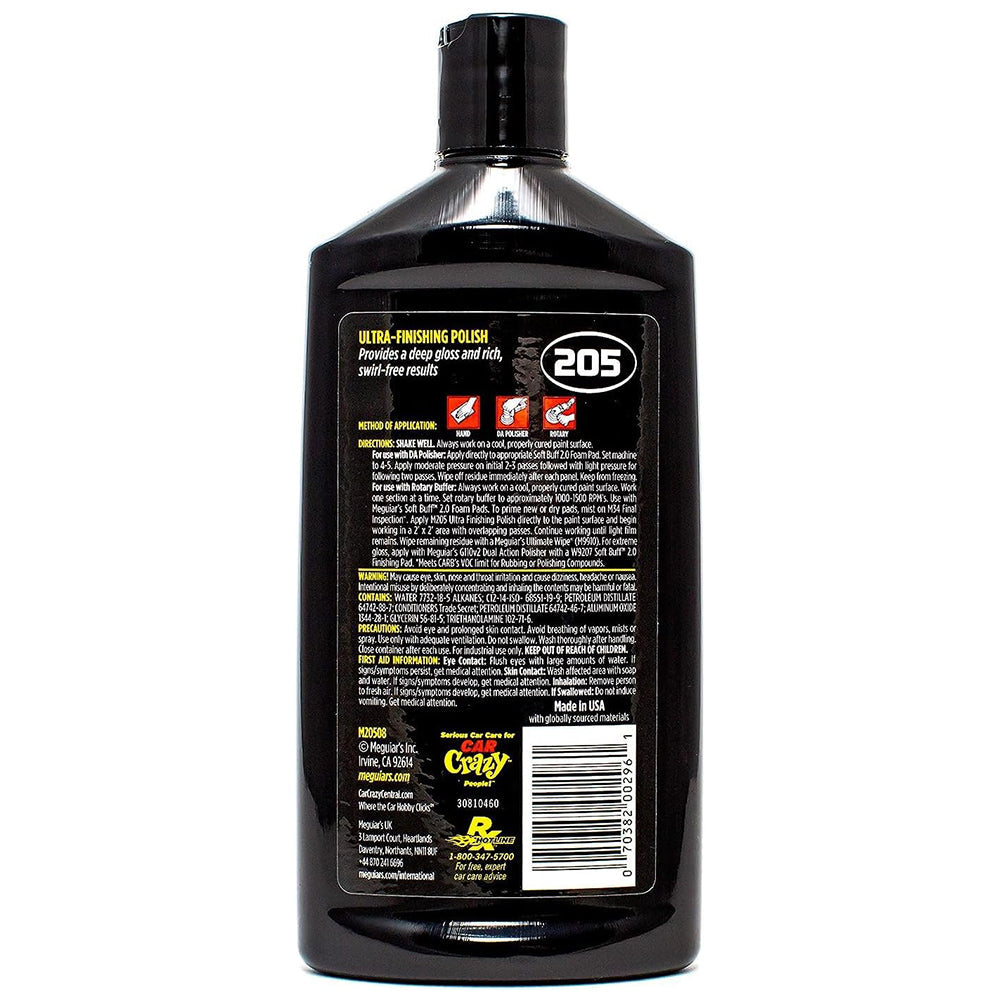 Meguiar's Ultra Finishing Polish #205, M20508 - 8 oz.