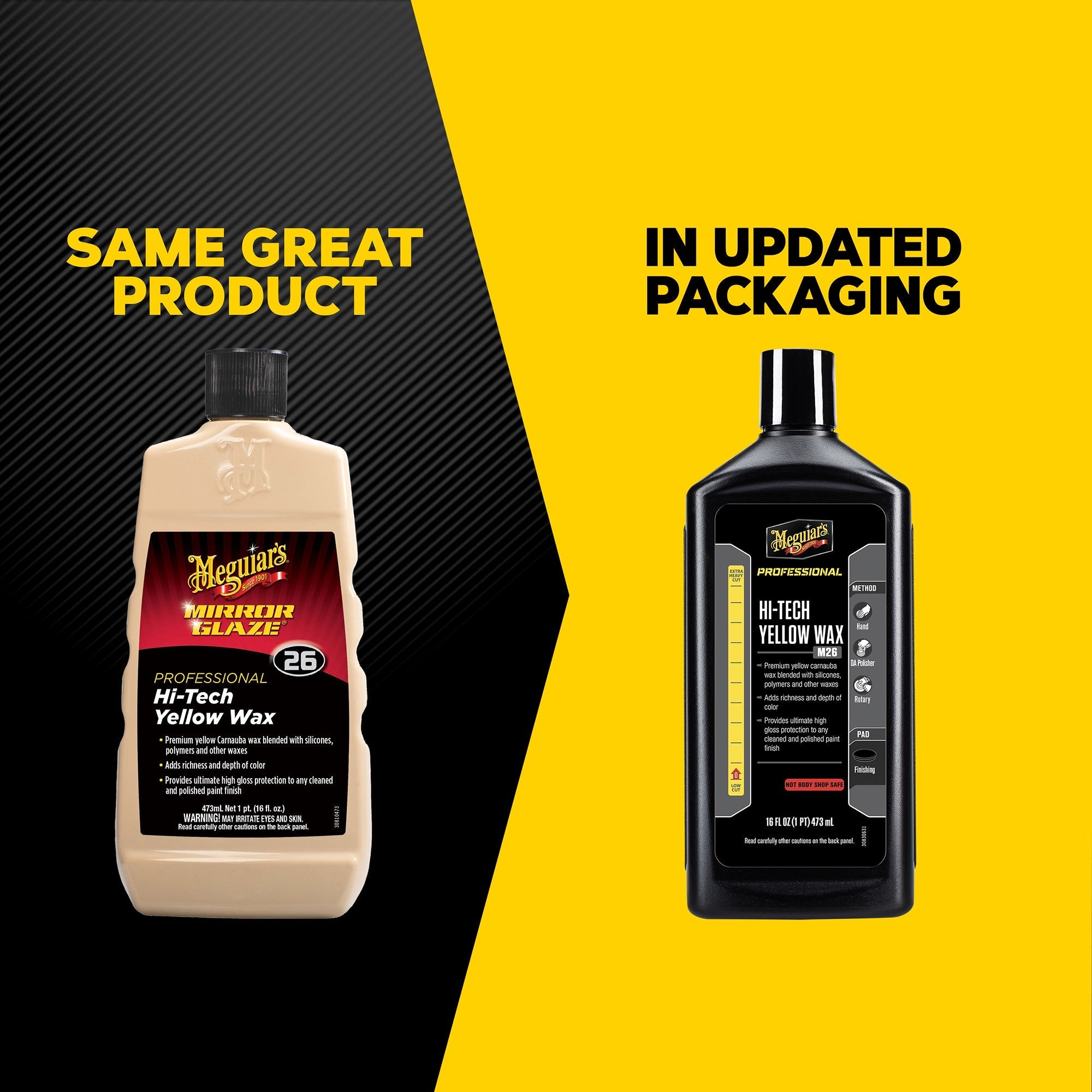 Meguiar's HiTech Yellow Wax #26, M2616 - 16 oz.