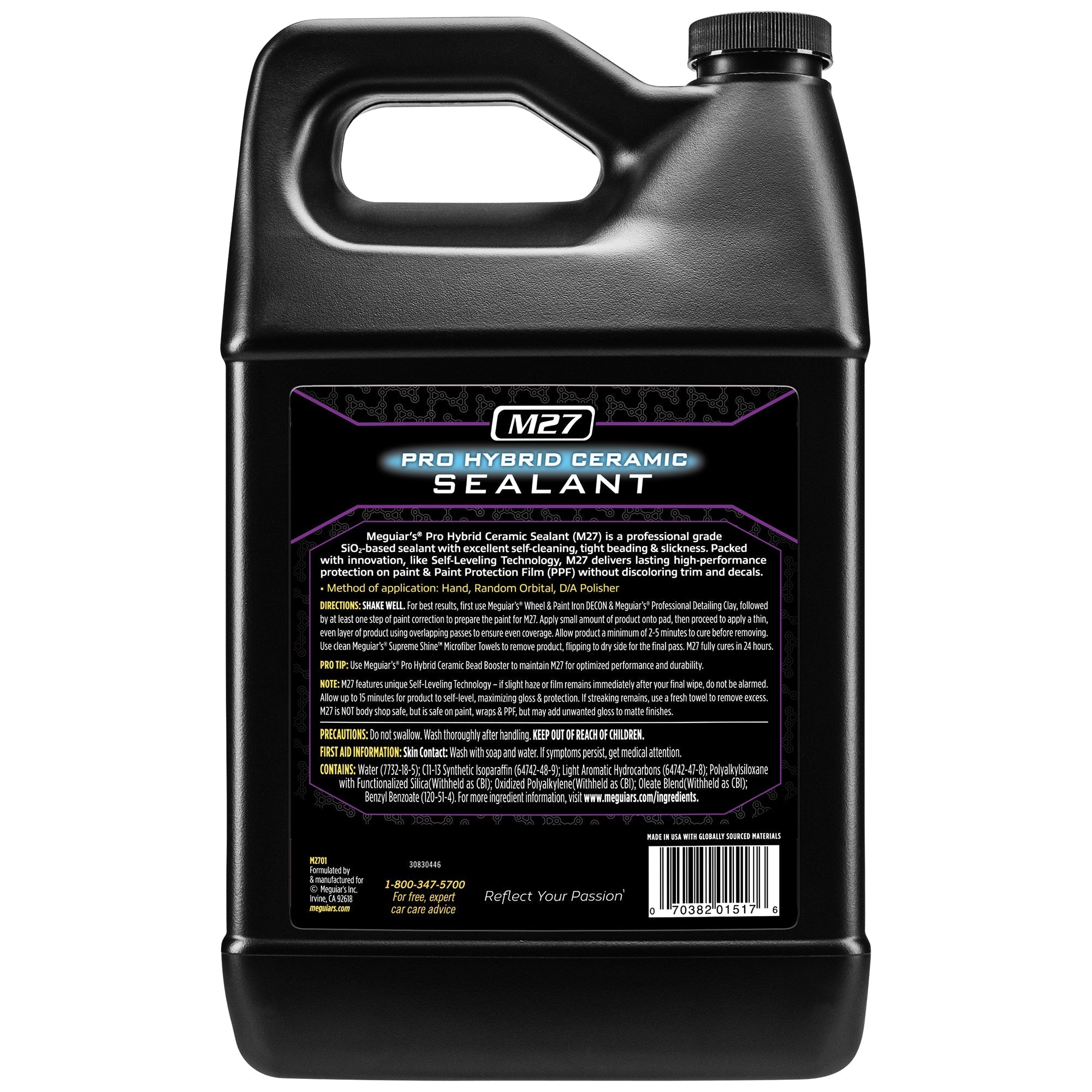 Meguiar's PRO Hybrid Ceramic Sealant, M2701 - 1 gal.
