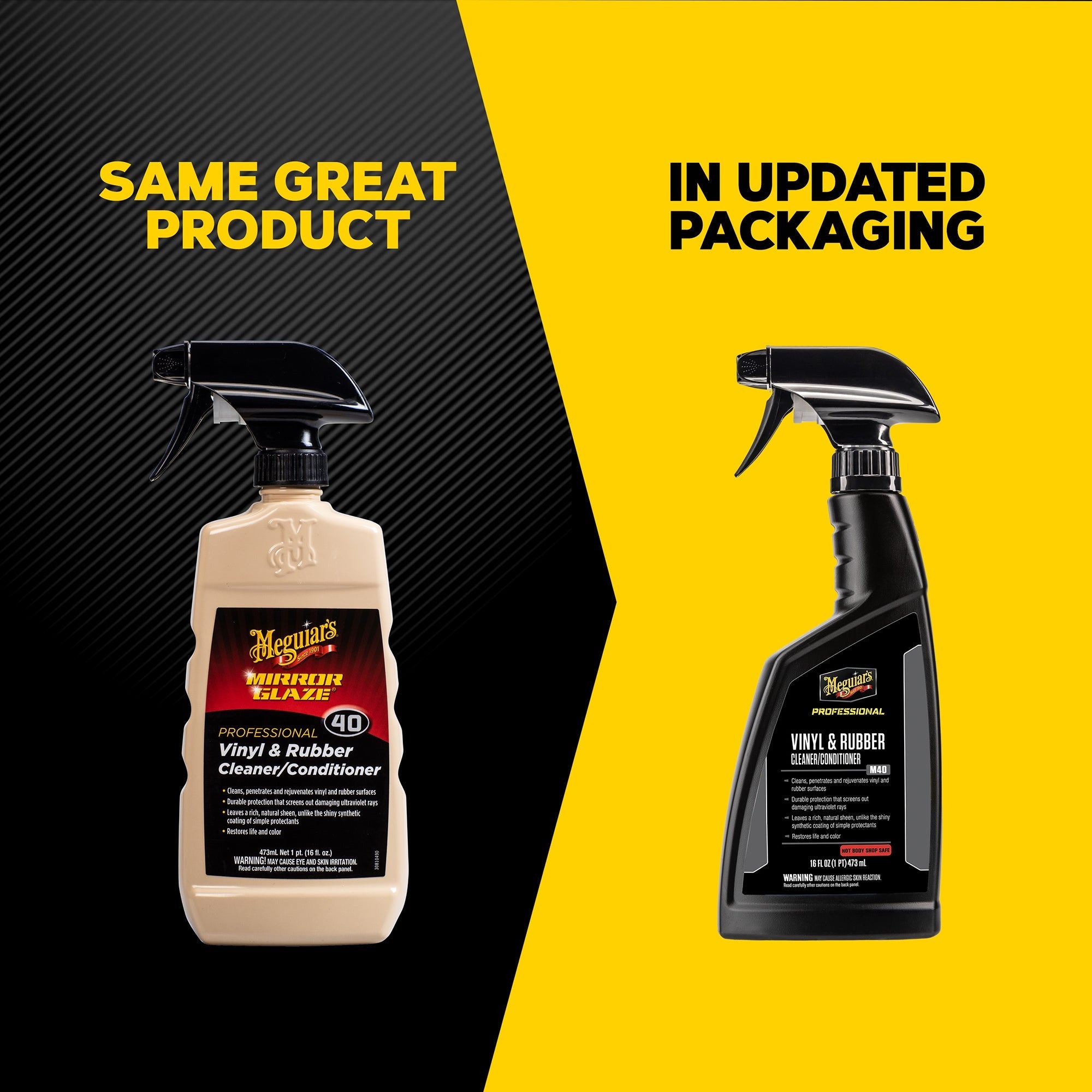Meguiar's Vinyl & Rubber Cleaner/Conditioner #40, M4016 - 16 oz.