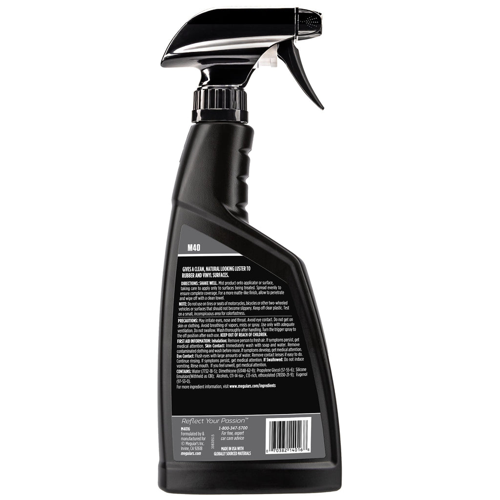Meguiar's Vinyl & Rubber Cleaner/Conditioner #40, M4016 - 16 oz.