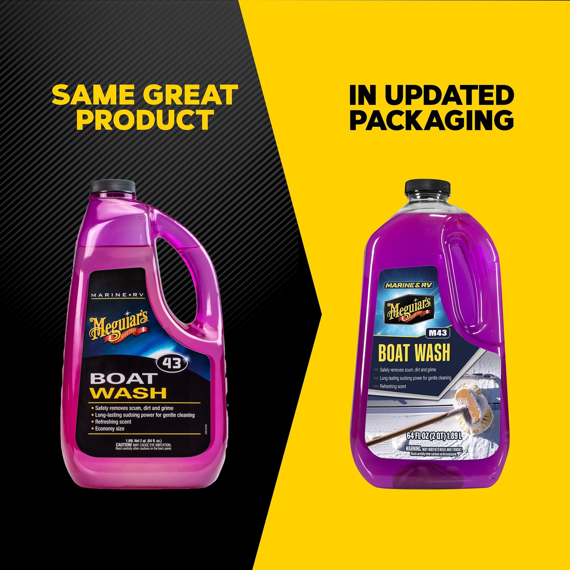 Meguiar's Marine/RV Wash #43, M4364 - 64 oz.
