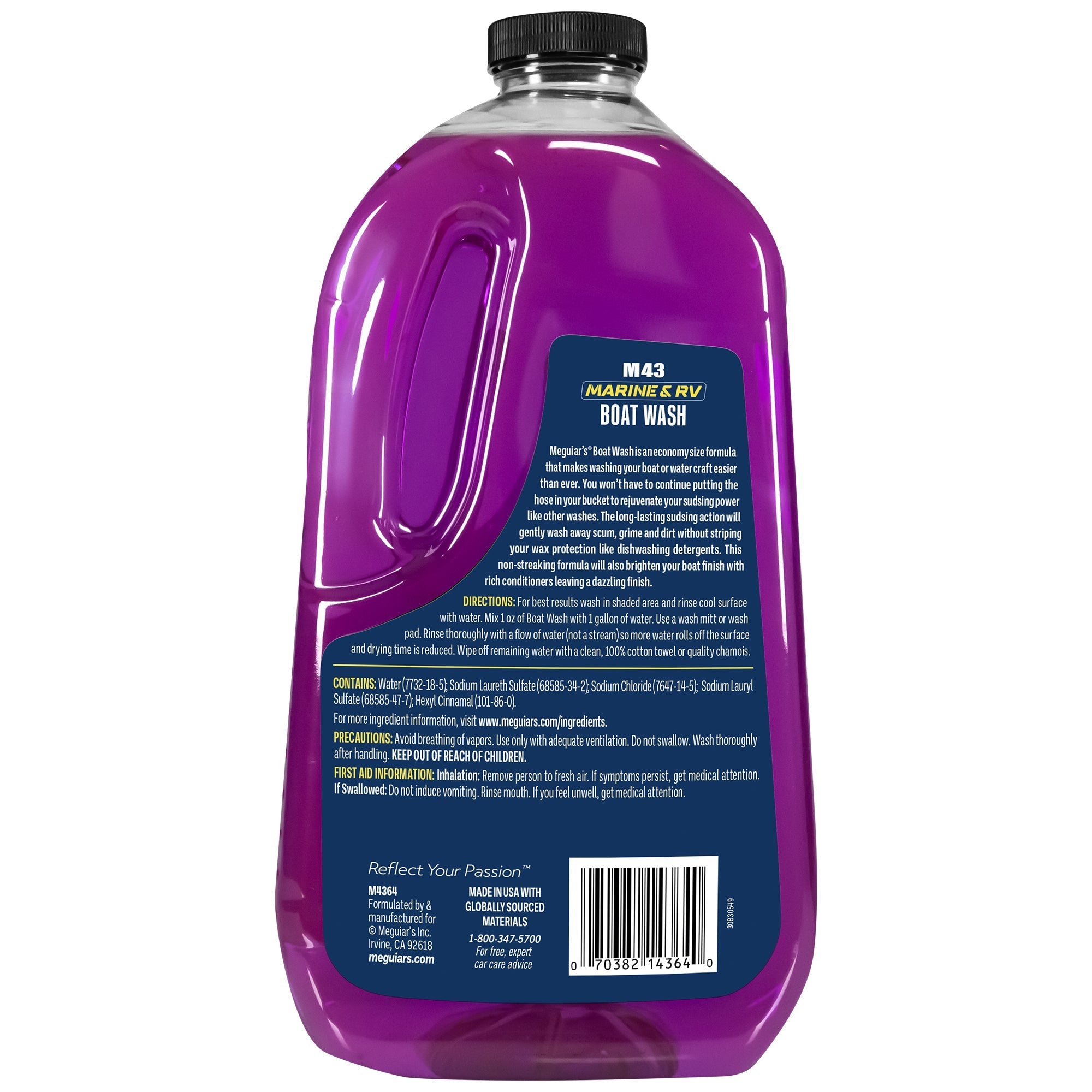 Meguiar's Marine/RV Wash #43, M4364 - 64 oz.