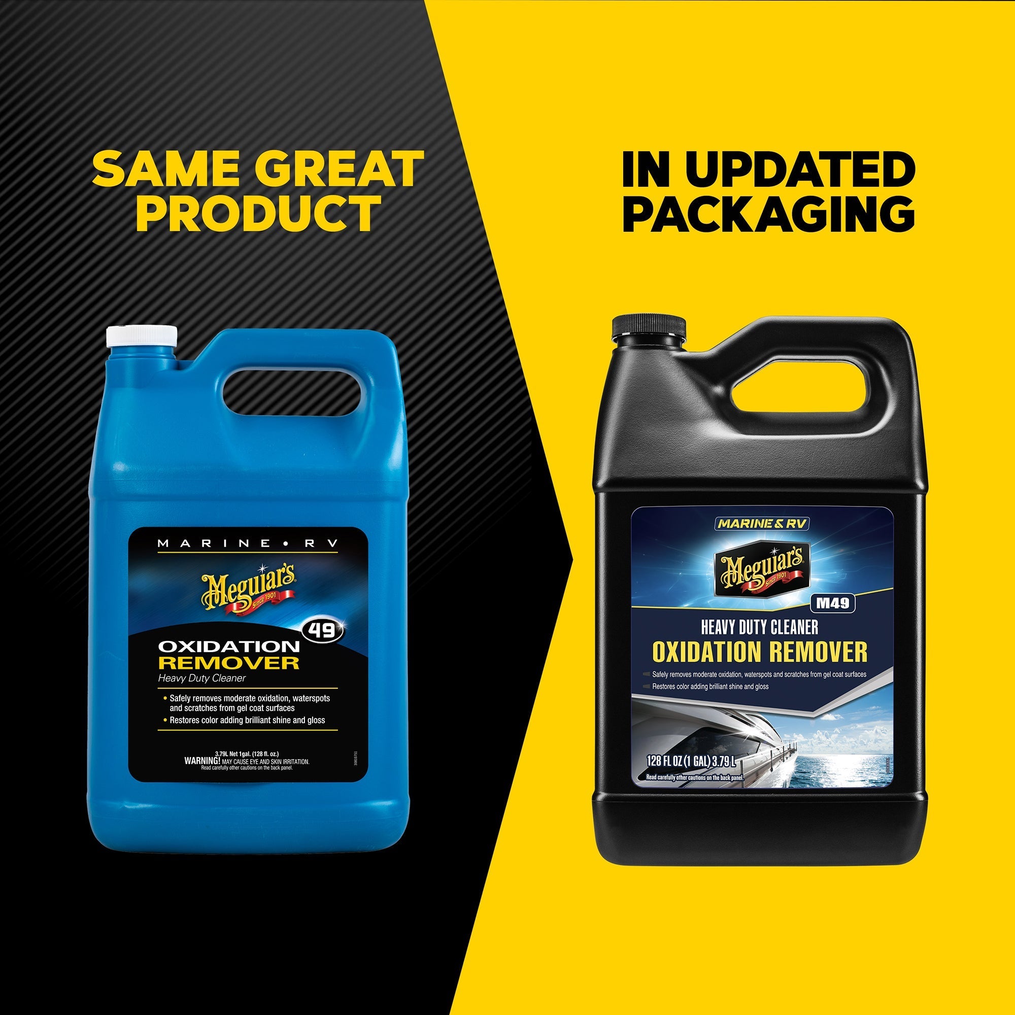 Meguiar's Marine/RV Mirror Glaze HD Oxidation Remover #49, M4901 - 1 gal.