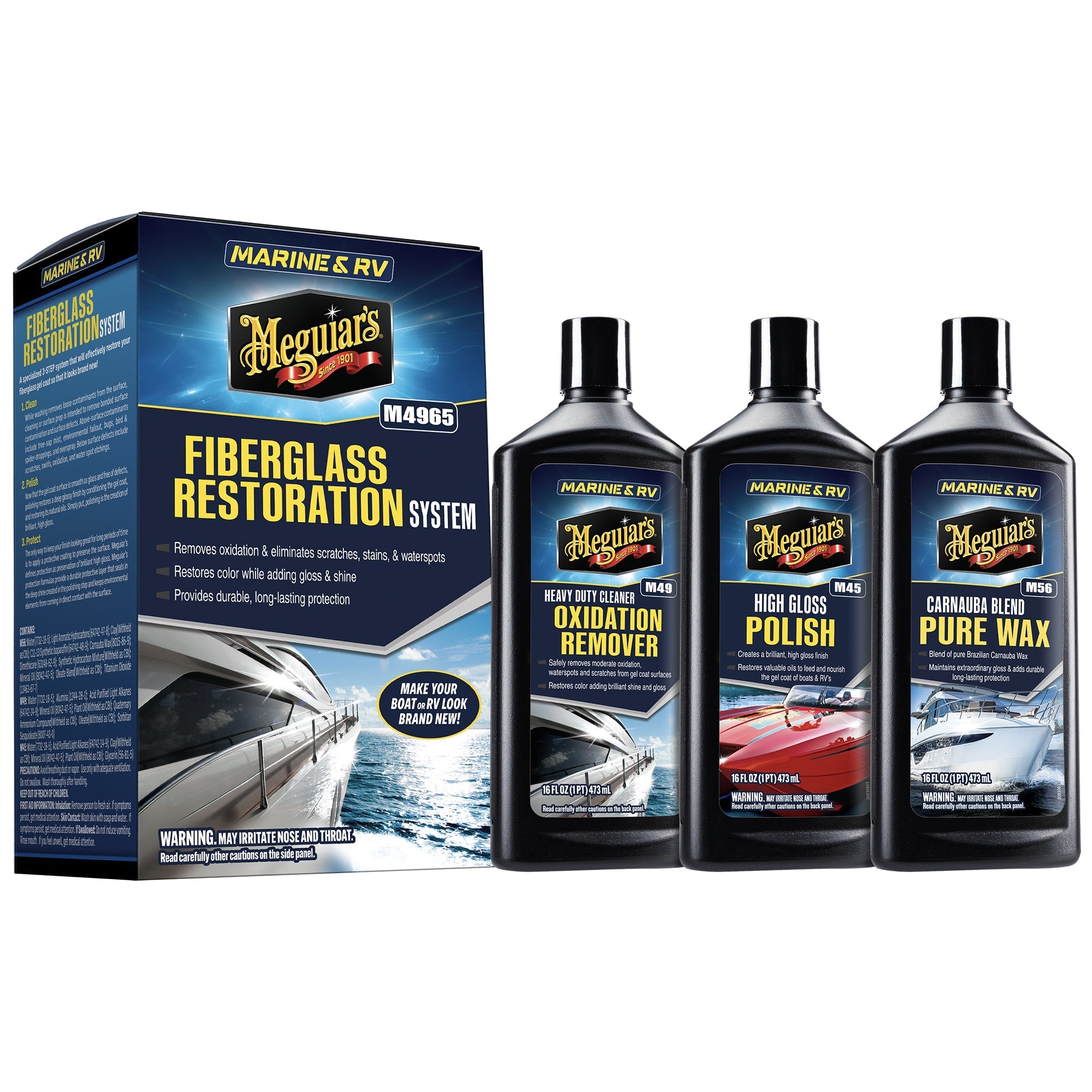 Meguiar's Marine/RV Fiberglass Restoration System, M4965