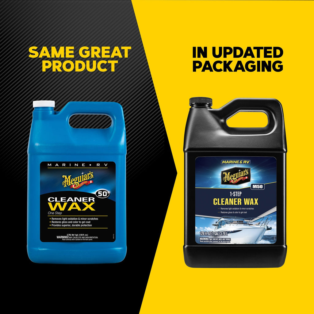 Meguiar's Marine/RV One Step Cleaner Wax #50, M5001 - 1 gal.