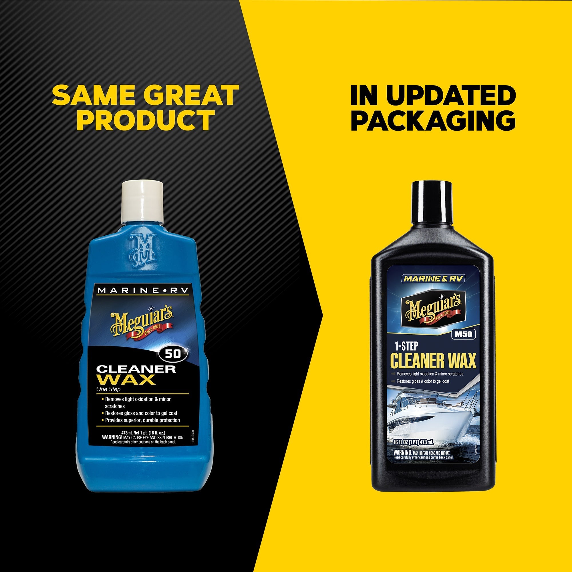 Meguiar's Marine/RV One Step Cleaner Wax #50, M5016 - 16 oz.