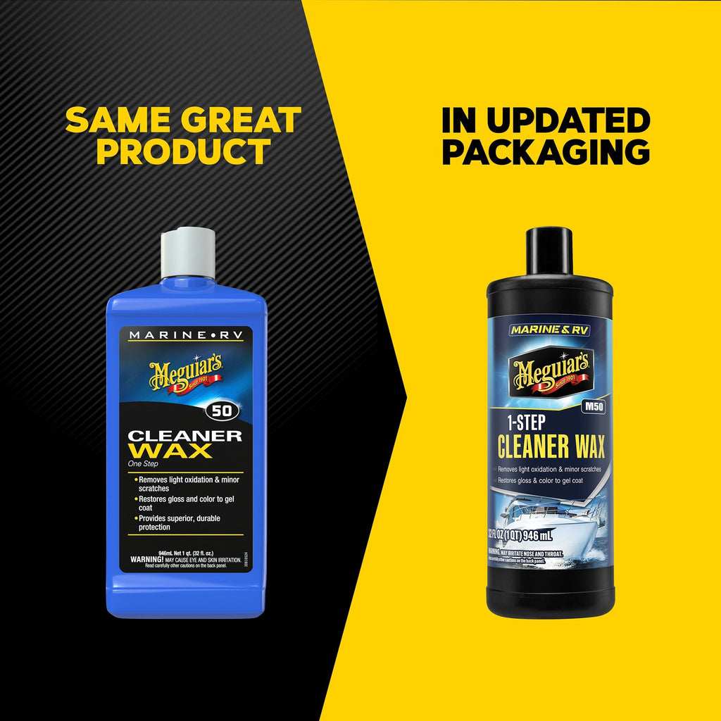 Meguiar's Marine/RV One Step Cleaner Wax #50, M5032 - 32 oz.